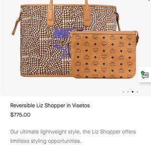 MCM Large Reversible Liz Shopper in Viestos